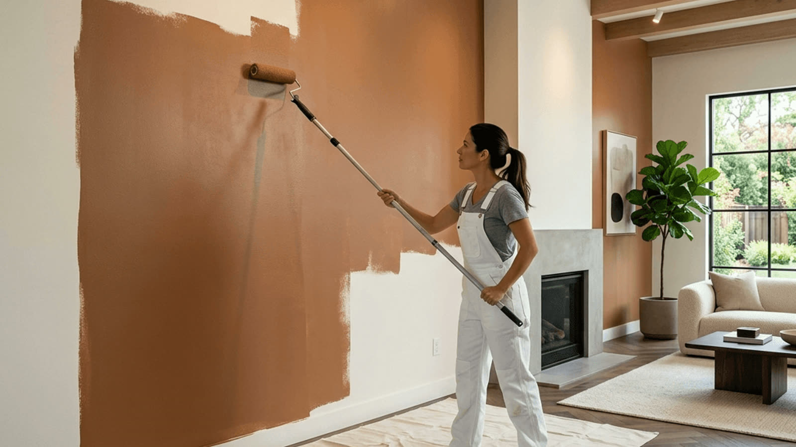 Pintura residencial e comercial executada pela Decora Reformas